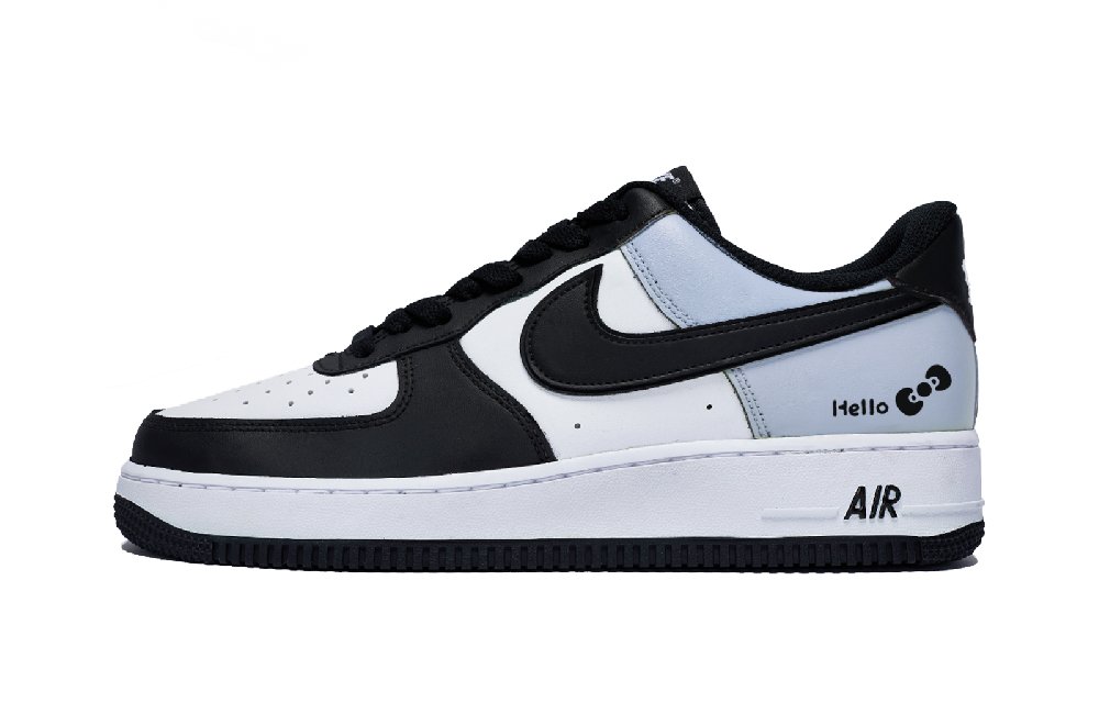 Nike Air Force 1 Puppy Fragment Low Top Skateboard Shoes Men's White Blue
