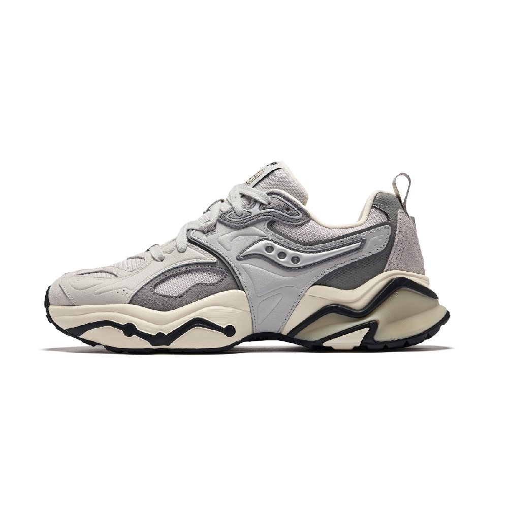 Saucony STABIL RE Low Top Running Shoes Unisex Gray Silver