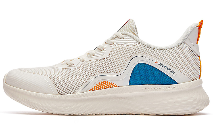 361° Wear-Resistant Low-Top Running Shoes Men's Feather White