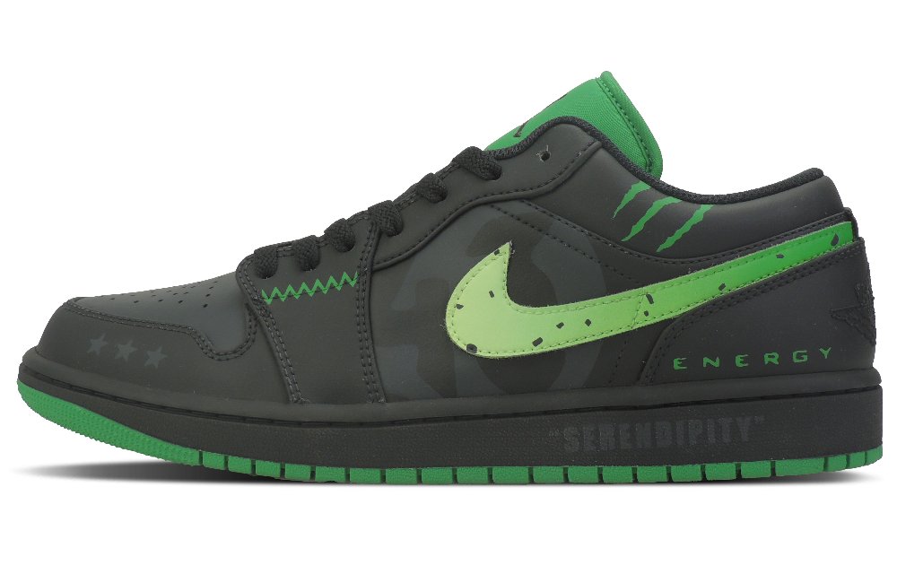 Jordan Air Jordan 1 Magic Claw Power Source Low-Top Skateboard Shoes Men's Black Green