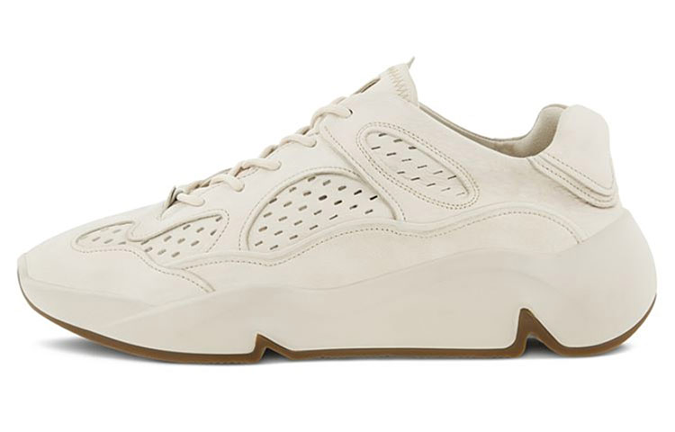 Ecco Tide Fun Low Top Chunky Sneakers Men's Limestone White