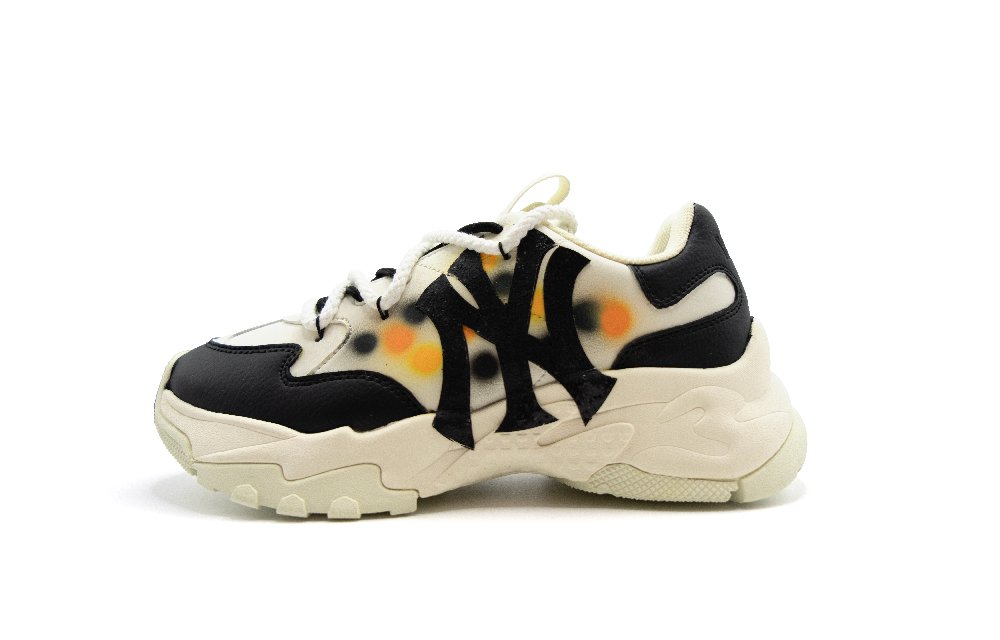 MLB Big Ball Chunky Chunky Sneakers Unisex Low-Top Yellow/Black