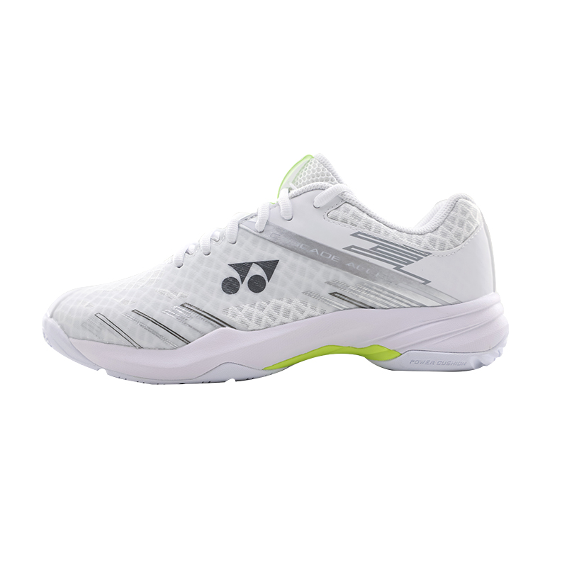 YONEX POWER CUSHION CASCADE ACCEL Cushioning Coverage Support Slip-Resistant Low-Top Badminton Shoes Unisex White Lime