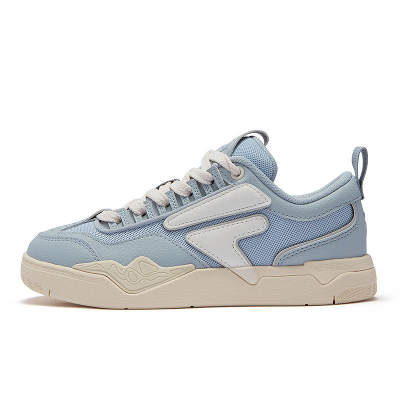 FILA FUSION Nollie Slip Resistant Low Top Skateboard Shoes Women's Blue White