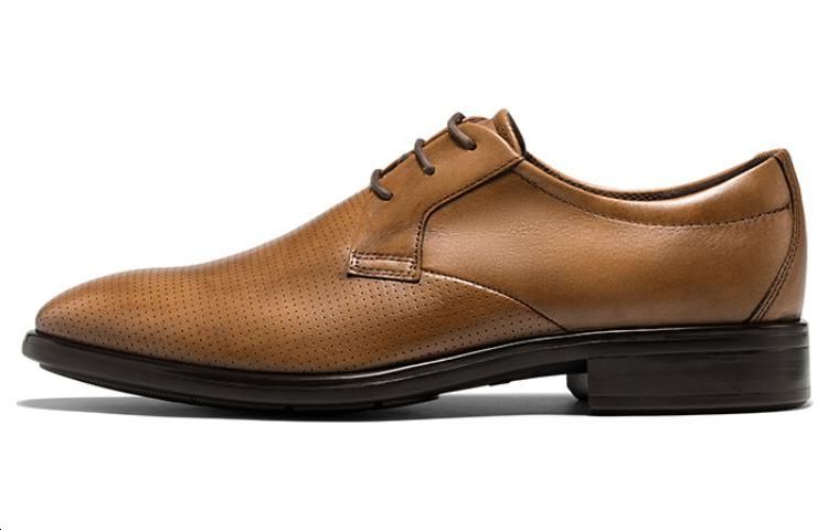 Ecco Dress Shoes Men's Amber Brown