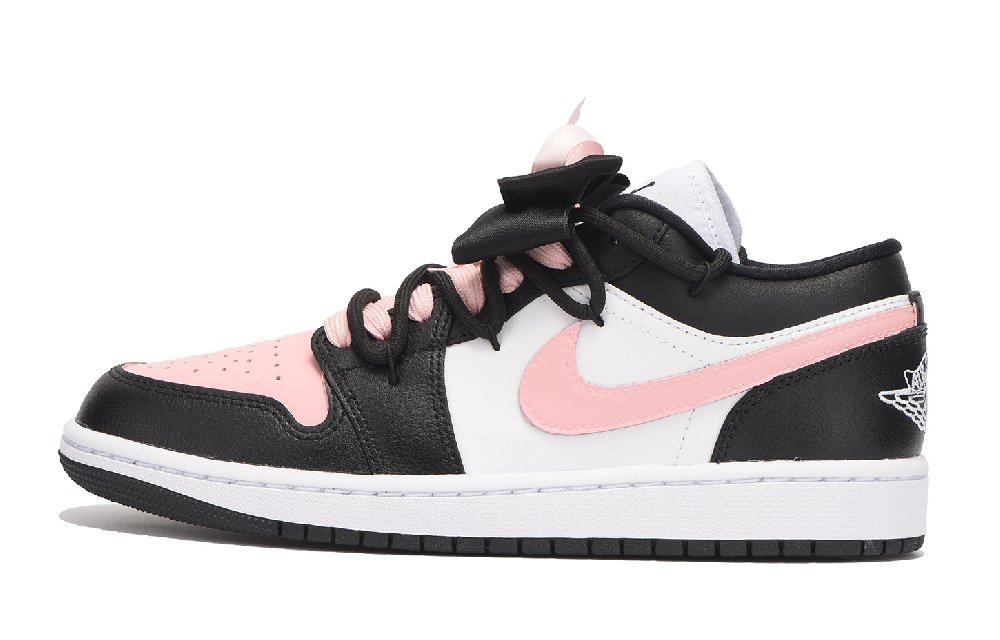 Jordan Air Jordan 1 Slip-Resistant Coverage Low-Top Vintage Basketball Shoes Women's Black