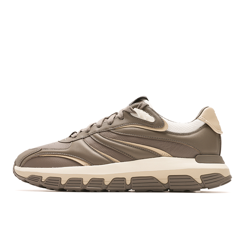 FILA Wear-Resistant Low-Top Running Shoes Men's Brown