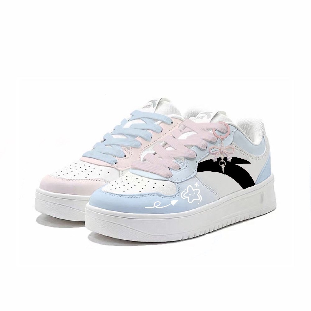 Anta Anti Slip Wear Resistant Low Top Skateboard Shoes Unisex White