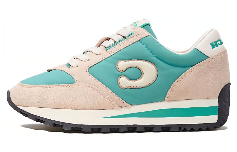 COACH Low-Top Sports Casual Shoes Women's Beige Green
