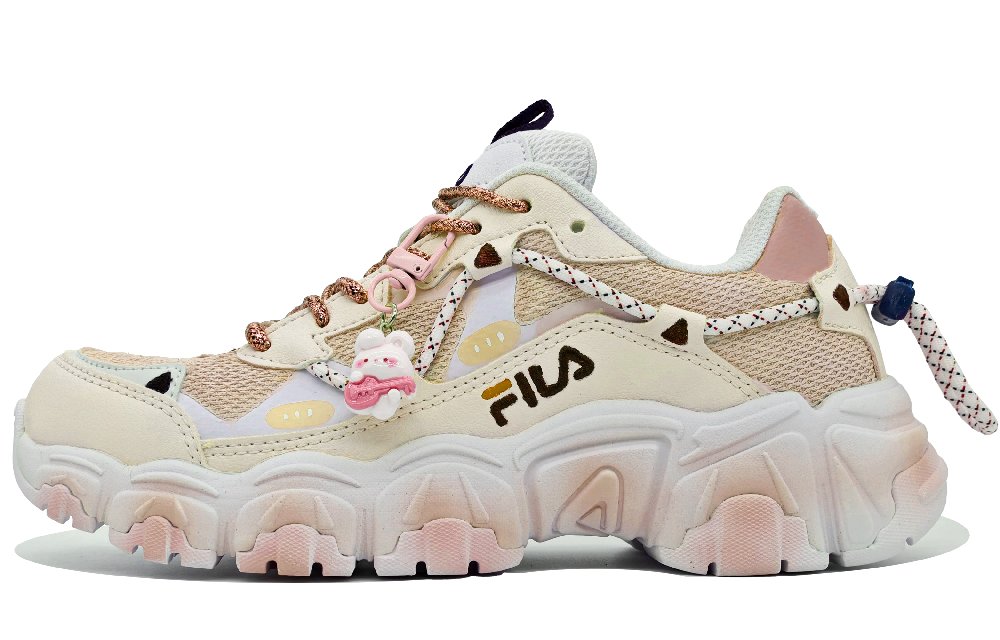 FILA Fluid Casual Shoes Unisex Low Top Light Pink