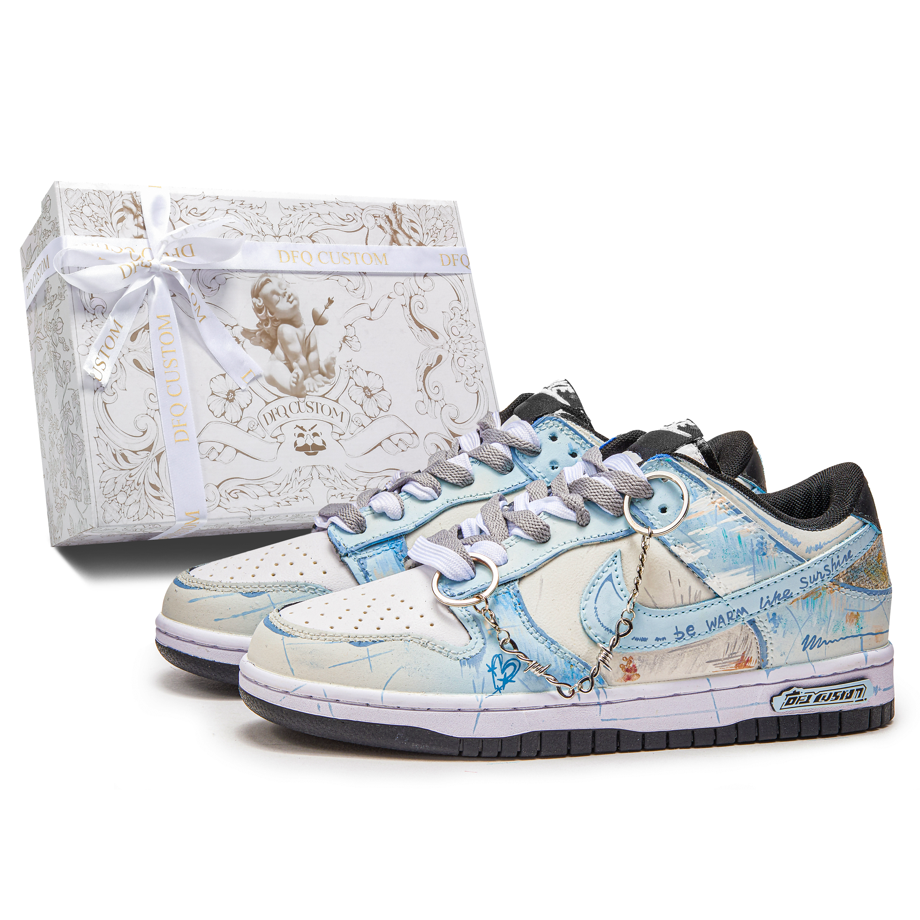 Nike Dunk Box, Colored Glaze Cushioning Quick Dry Abrasion Resistant Balance Low top Skateboard Shoes Unisex купить в интернет-магазине Yoocart с быстрой доставкой по России.