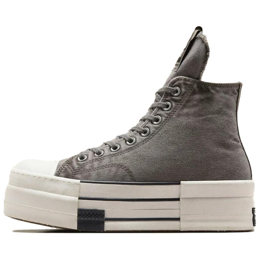 Converse Rick Owens X Drkshdw Dbl Drkstar Chuck 70 High 'Washed Canvas Pack Concrete'