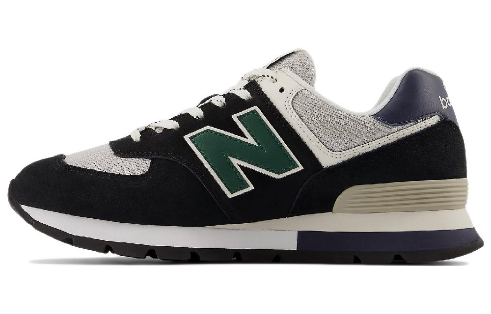 New Balance 574 Rugged Black Green