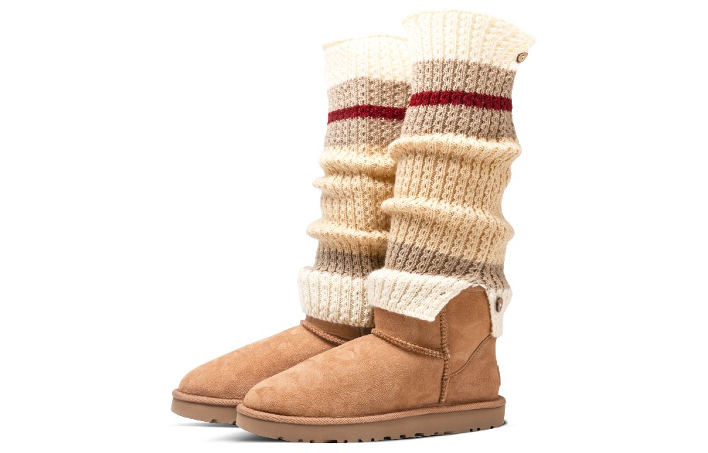 UGG CLASSIC MINI Winter Love Sonata Warm And Wear-Resistant Short Snow Boots Women's Chestnut