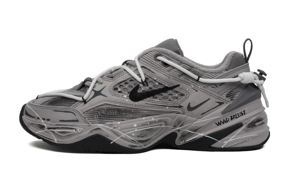 Nike M2K Abrasion Resistant Waterproof And Breathable Low Top Chunky Sneakers Unisex Smoke Gray