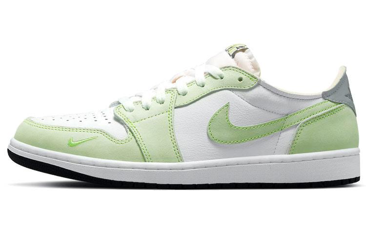 JORDAN 1 Retro Low White Ghost Green Black
