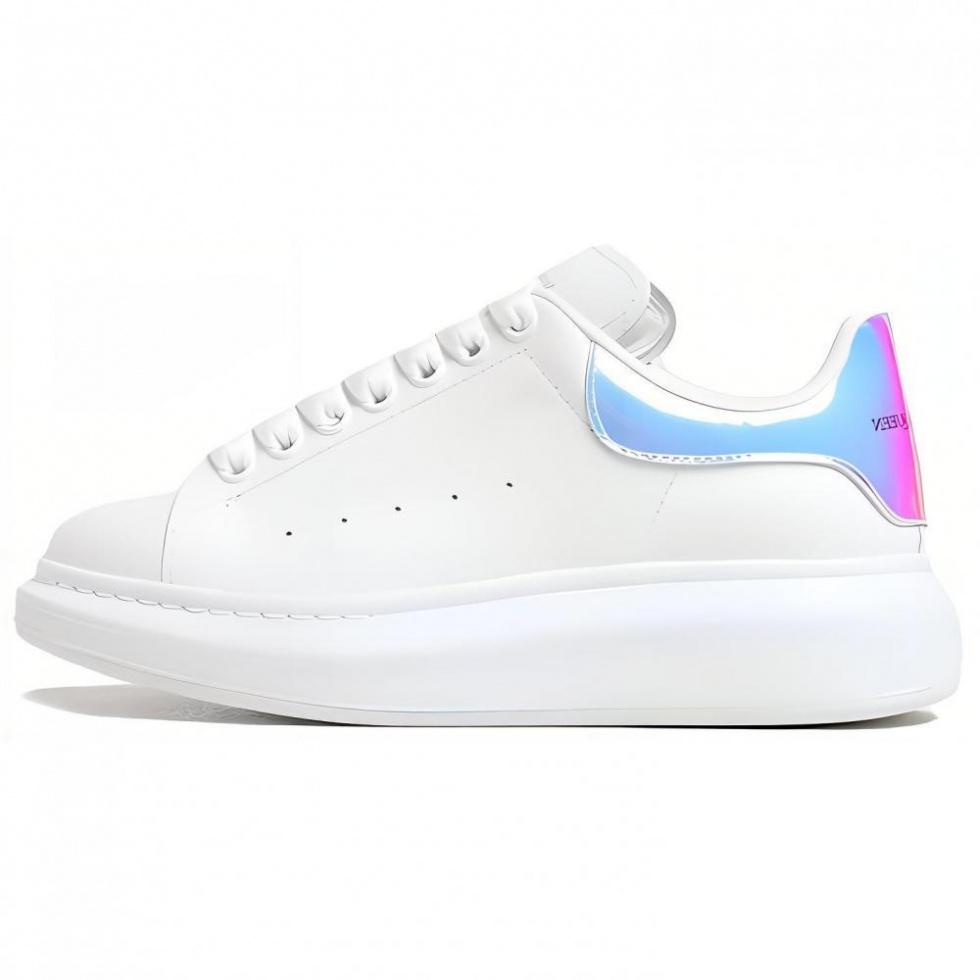 Alexander McQueen Oversized Sneaker 'White Shock Pink' Women's