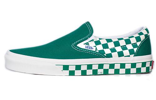 Slip On Classic Vans 'Sidewall Check Ultramarine Green'