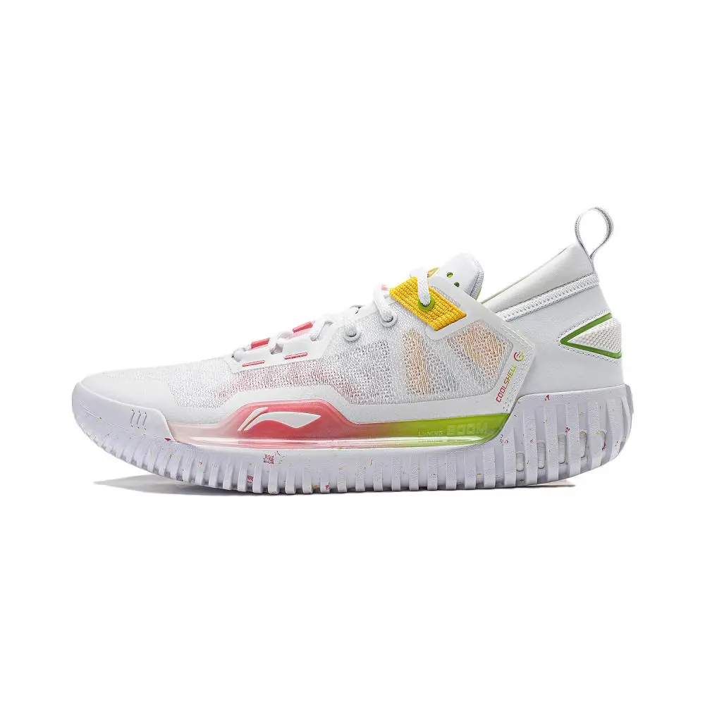 LiNing Anti 5 Low Slip Resistant, Breathable, And Supportive Low top Basketball Shoes Men's Standard White