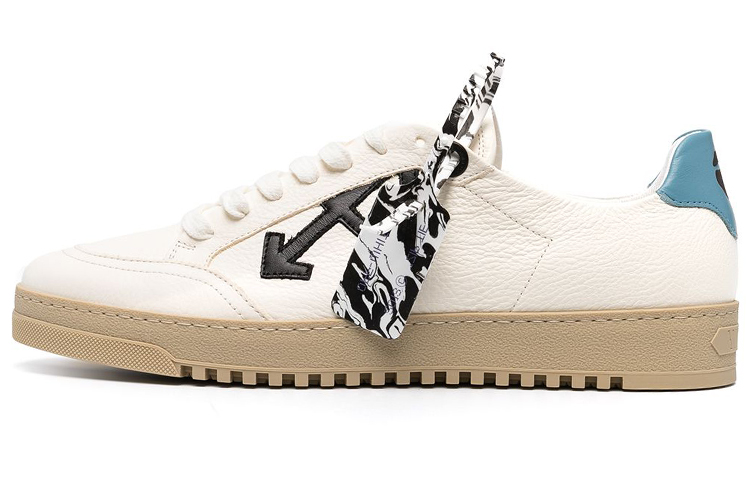OFF WHITE Dunk Low Spliced Laces 'White Blue Tan'