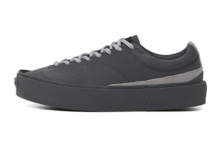 EQLZ EQUALIZER Fault Low Anti-Slip And Wear-Resistant Lightweight Low-Top Skateboard Shoes Unisex Black Stone Misprint