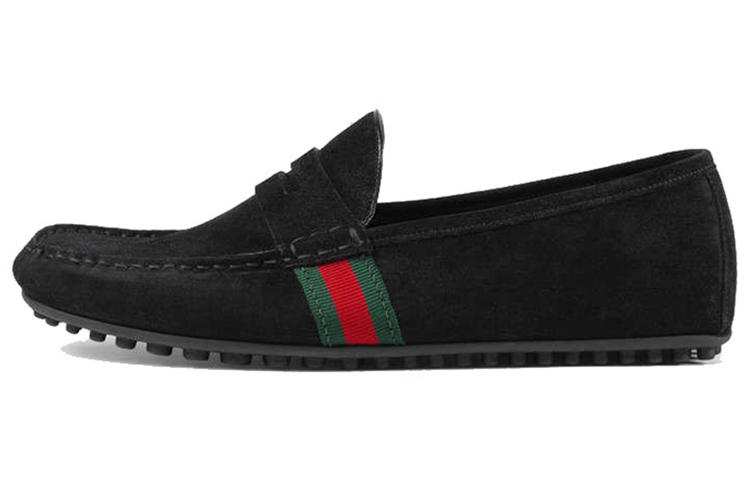 GUCCI Gommino Loafers Men Black