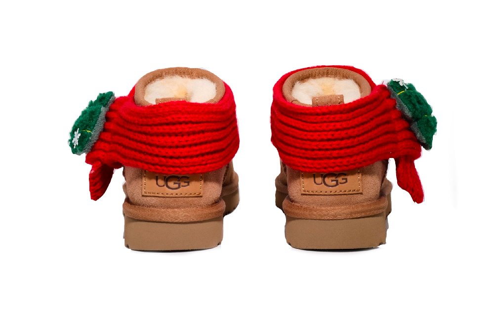 UGG CLASSIC ULTRA MINI Ankle-Length Snow Boots Women's Chestnut