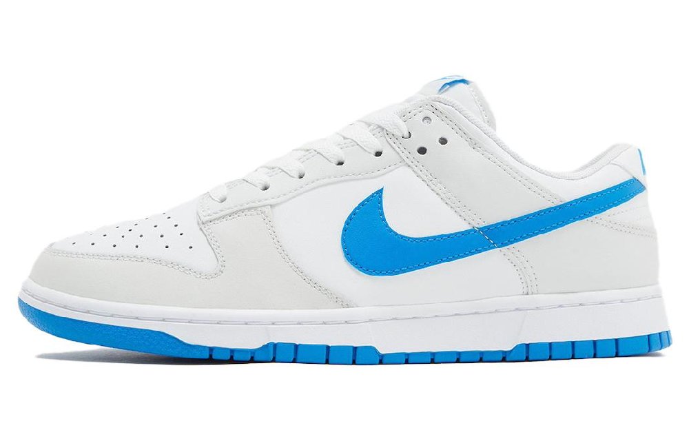 NIKE Dunk Кроссовки для скейтбординга Низкие Белый и синий цвет Мужские