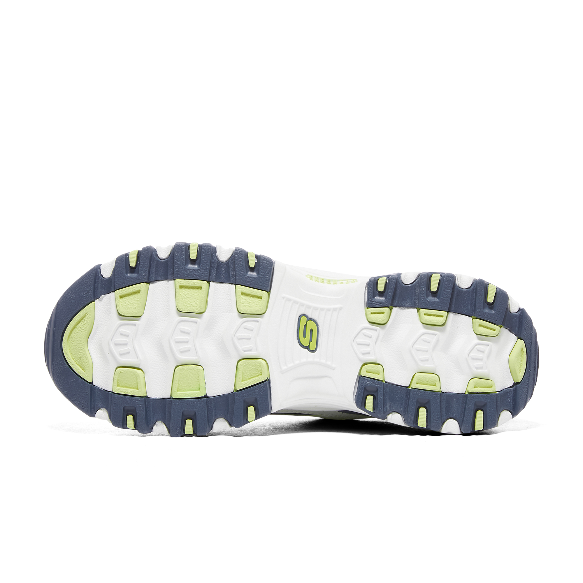 Skechers D'LITES 1.0 Low Top Chunky Sneakers Women's White Blue Green купить в интернет-магазине Yoocart с быстрой доставкой по России.