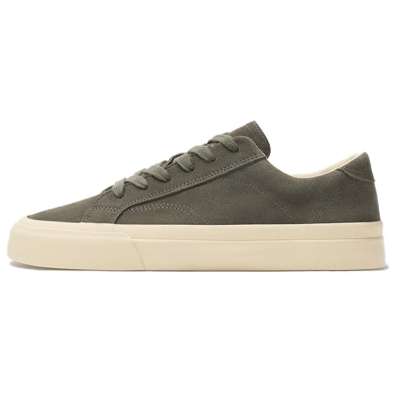 ZARA Low Top Skateboard Shoes Men's Green