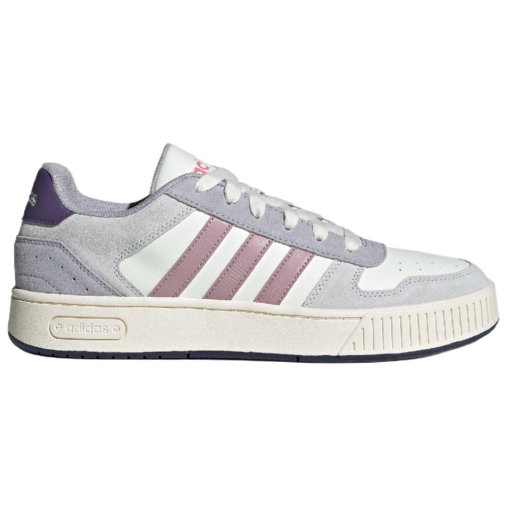Adidas Neo D PAD Anti Slip Wear Resistant Low Top Skateboard Shoes Unisex White Gray