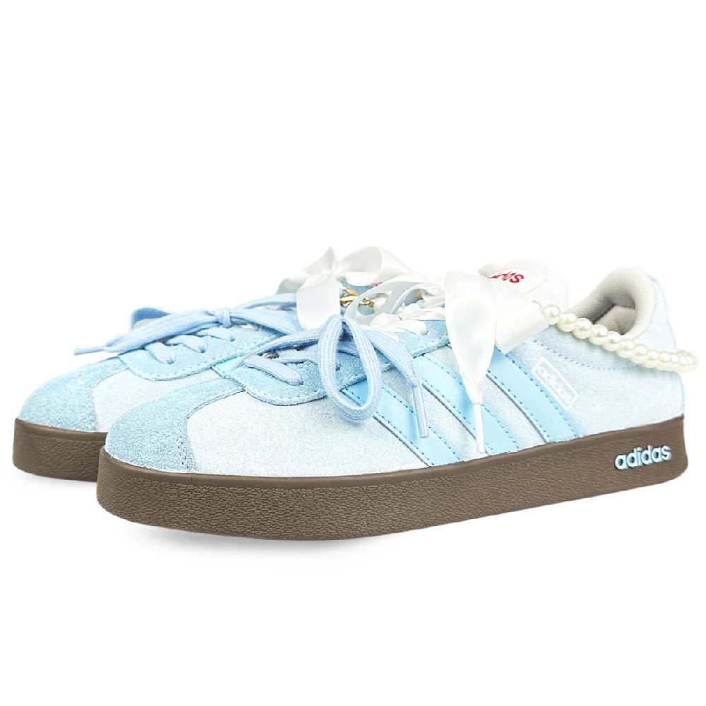 Adidas Neo VL Court Lifestyle BNK Starlight Tear Abrasion Resistant Low Top Skateboard Shoes Women's Blue