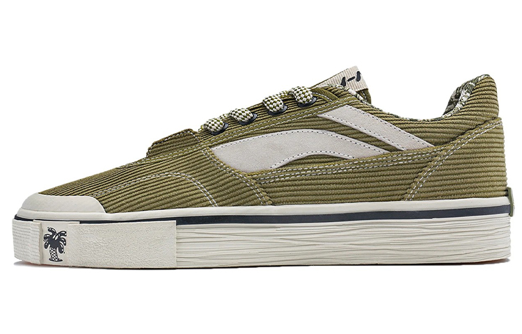 Steven Harrington x LiNing Anti-Slip And Wear-Resistant Lightweight Low-Top Skateboard Shoes Women's Pine Needle Green