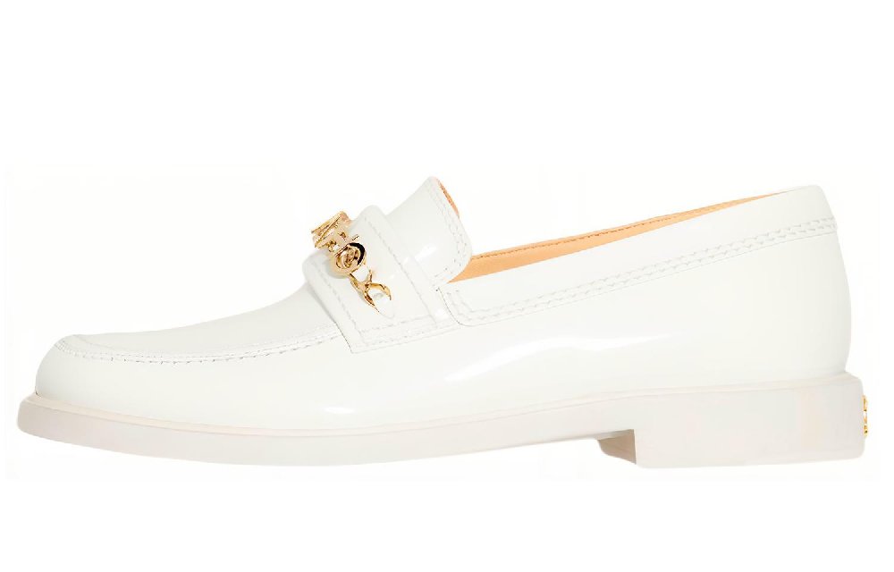 CHANEL Casual Single Shoes Women's White