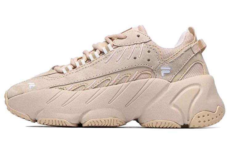 FILA ADE Cushioning Anti-Slip And Wear-Resistant Low-Top Casual Running Shoes Women's Nude