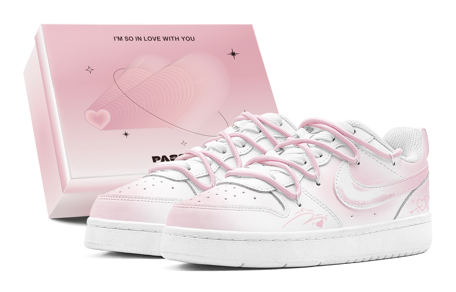 Nike Court Borough Skateboard Shoes Women's Low top White