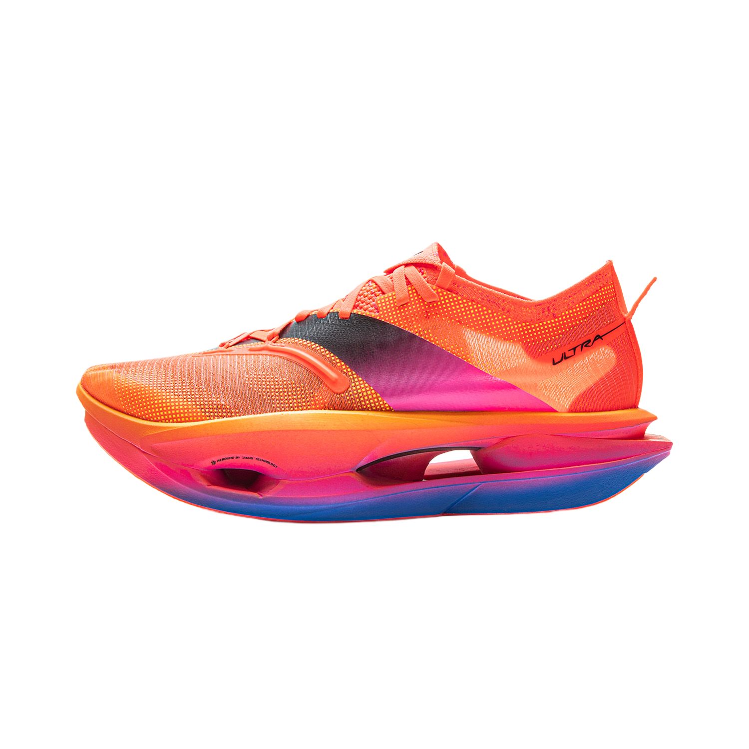 LINING Feidian 5 ULTRA Running Shoes Unisex Low top Fluorescent Flame Orange