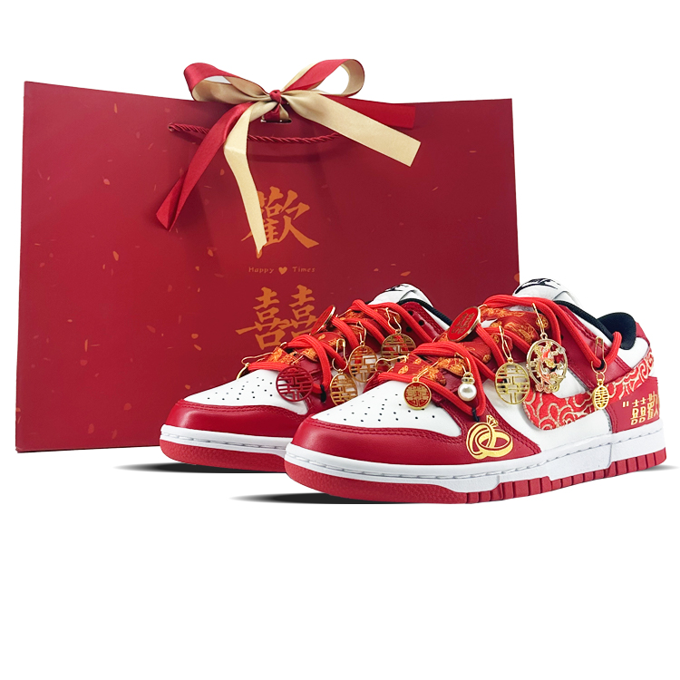 Nike Dunk Thermal Slip Resistant Cushioning Abrasion Resistant Lightweight Breathable Low Top Skateboard Shoes Unisex