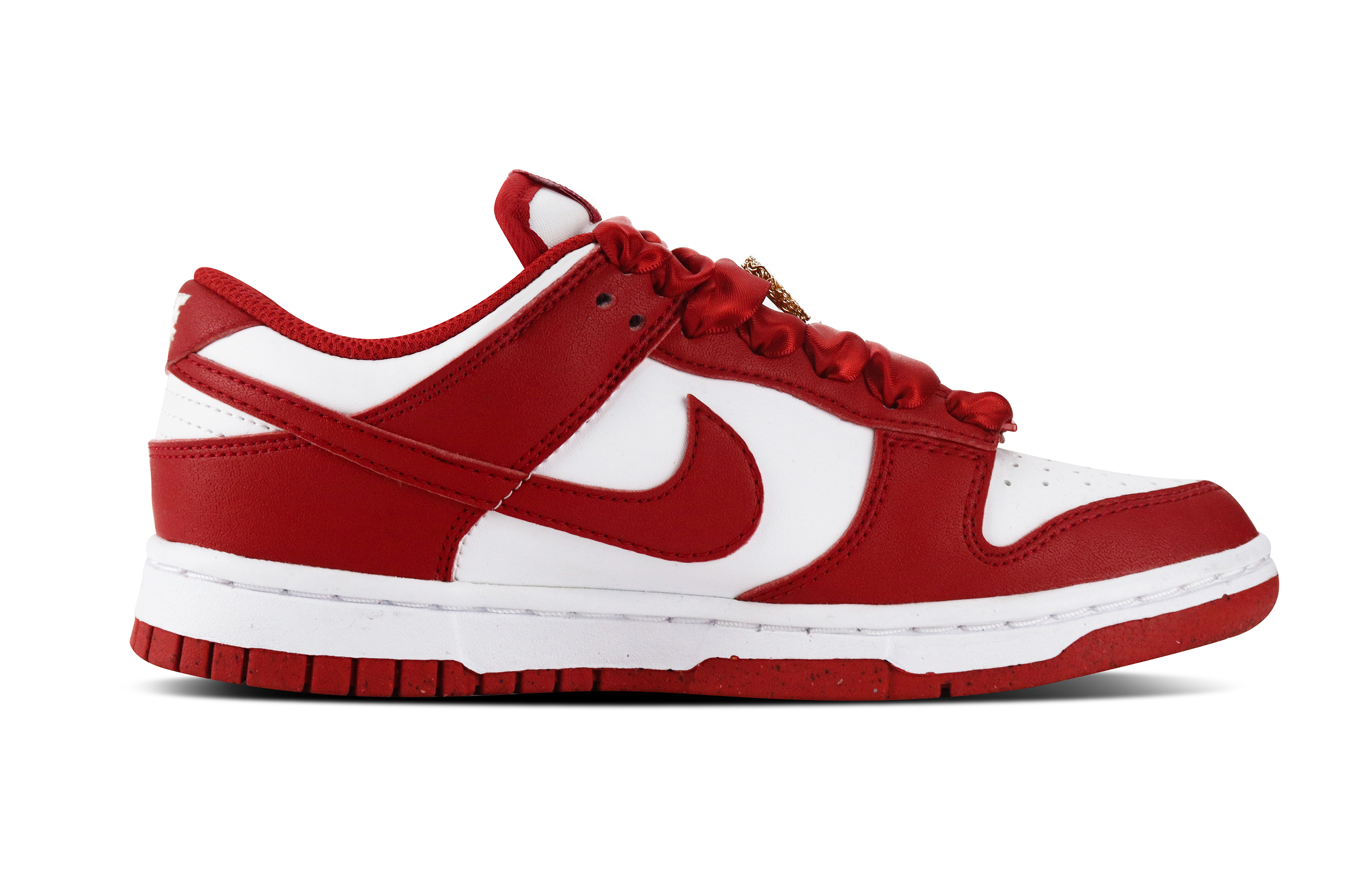 Nike Dunk Abrasion Resistant Low Top Skateboard Shoes Unisex Red