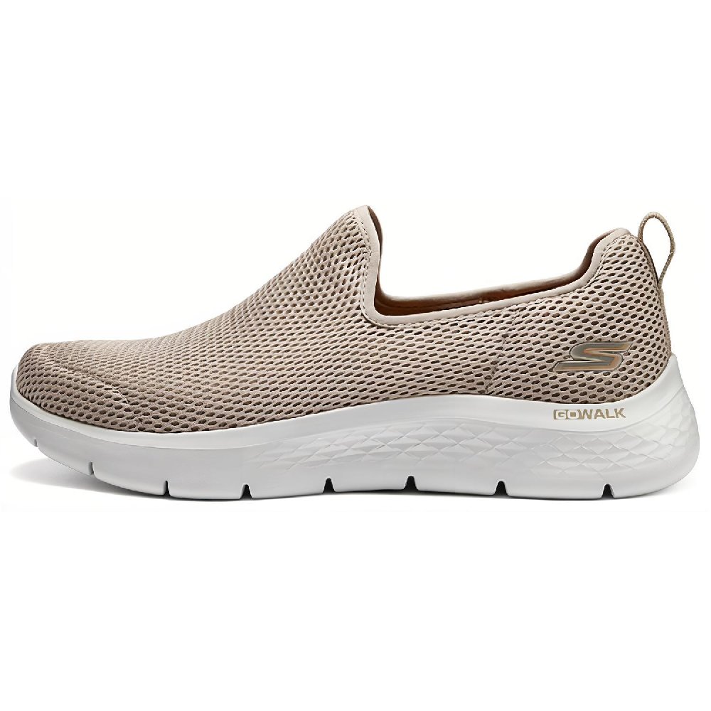 Skechers Durable Breathable Lightweight Low-Top Casual Shoes Men's Gray Orange