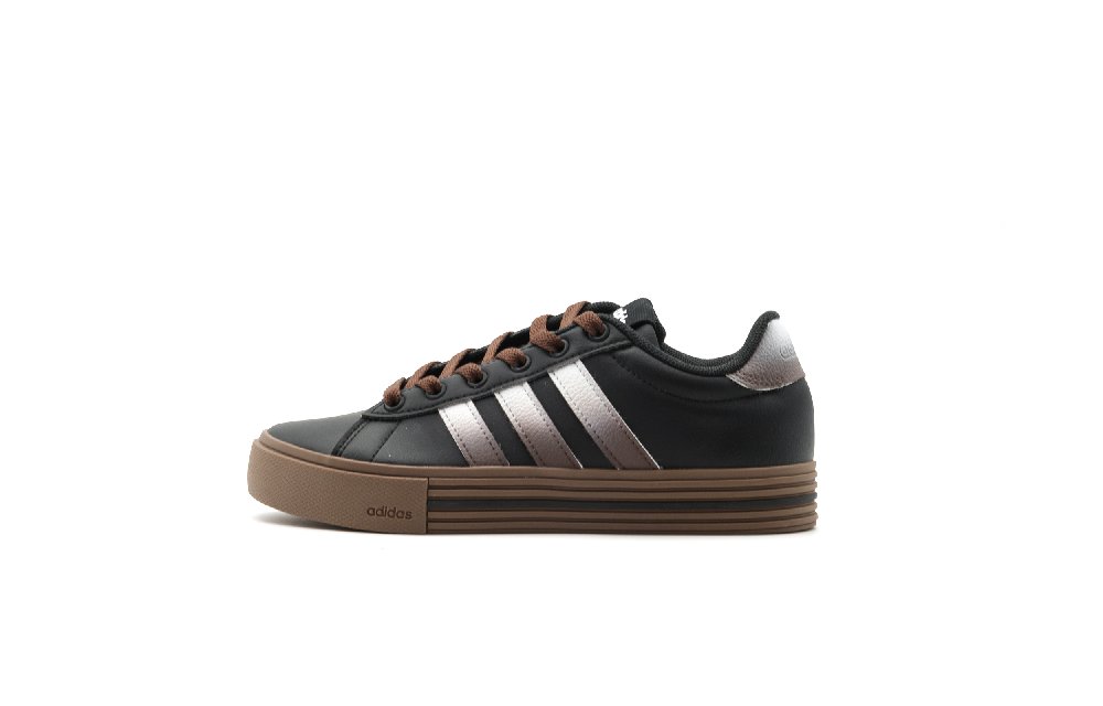 Adidas Daily 4.0 Slip Resistant Low Top Skateboard Shoes Unisex Black Brown