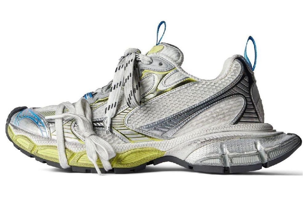 Balenciaga 3XL Sneaker 'White Yellow Blue Mesh' Women's