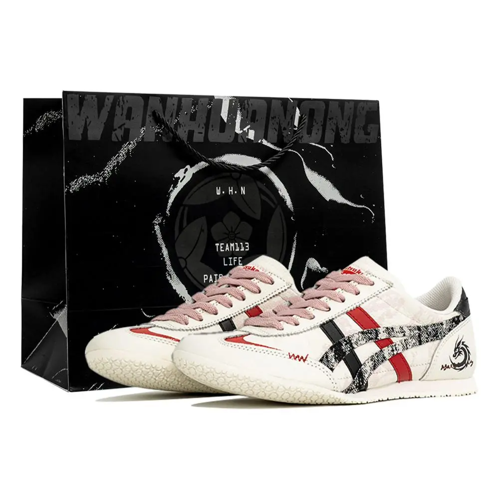 Onitsuka Tiger Machu Racer Casual Shoes Unisex Low top Beige/Black