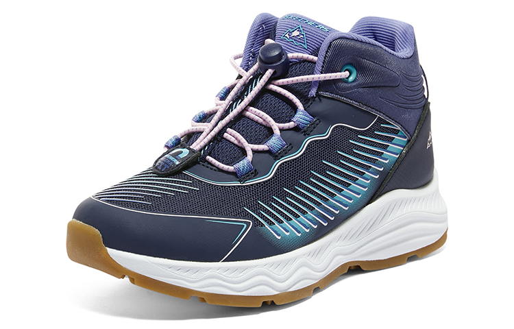 Skechers Girls Thermal Abrasion Resistant Short Snow Boots Women's Marine Blue Lavender