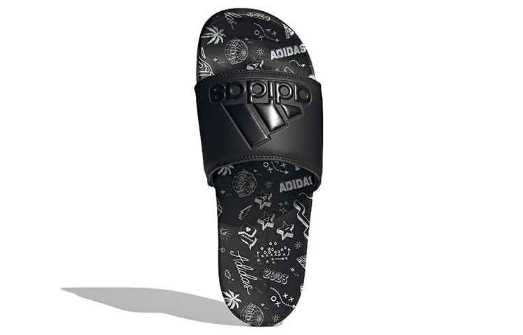 Adidas Adilette Comfort Sandals Black Cloud White купить в интернет-магазине Yoocart с быстрой доставкой по России.