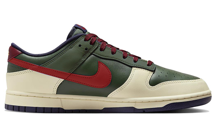 Nike Dunk Low Dragon Ball, Rolling Somersault Cloud Anti Slip Wear Resistant Low Top Skateboard Shoes Men's White Green