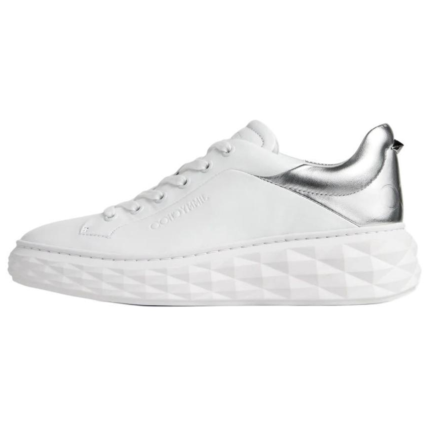 Jimmy Choo Maxi/F II Low-Top Skateboard Shoes Women's White