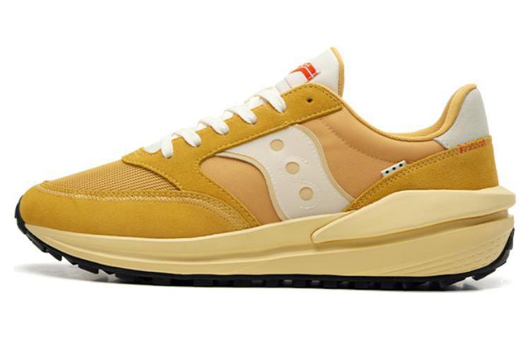 Saucony JAZZ RENEW Durable Breathable Low-Top Casual Shoes Unisex Yellow