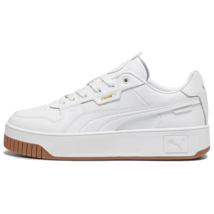 PUMA Carina Street Low Top Casual Shoes Women's White Gold