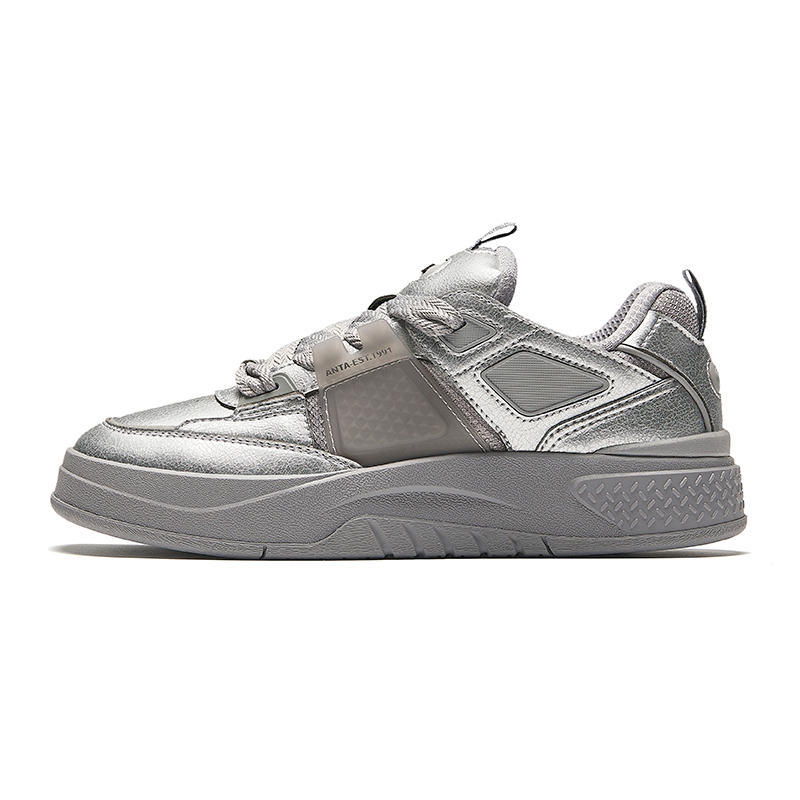 Anta Xiu Yu PRO Wear-Resistant Low-Top Skateboard Shoes Women's Dove Gray